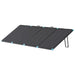 Renogy 300W N-type portable lightweight solar suitcase fully unfolded with built-in kickstands on a white background.