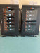 Two fully populated Rich Solar lithium battery server racks installed side-by-side for a 61.44kWh home energy storage system.