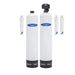 Crystal Quest Eagle 1665 Fiberglass Whole House Water Filter and Salt-Free Conditioner with 3-stage pre-filters, 1,000,000 gallon capacity.