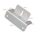 Dimension diagram of a silver aluminum solar panel Z bracket with labeled measurements including 100 mm length, 65 mm height, 6 mm mounting holes, and 22 mm slotted opening for adjustable installation.