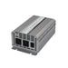 AIMS 1000W 12V modified sine power inverter with AC outlets, rugged silver case, and mounting bracket.