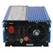 AIMS Power 600W pure sine inverter rear input panel with cooling fan, DC terminals, fuses, and ground post.
