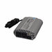 AIMS Power 150W modified sine inverter with dual AC outlets, USB ports, power switch, and 12V adapter cord.