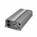 AIMS Power 2500W 12V inverter with meters, AC outlets, power switch, and vented silver case.