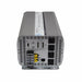 AIMS Power 5000W modified sine inverter with four AC outlets, AC terminal block, battery gauge, and remote port.