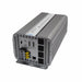 AIMS 5000W 36V modified sine power inverter with AC outlets, terminal block, battery gauge, and vented silver case.