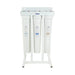 Triple Crystal Quest SMART Mini Whole House Water Filter with floor stand, 3-stage 3-6 GPM filtration.
